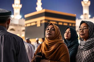 perform dua for allah blessings and success in masjid al haram makkah