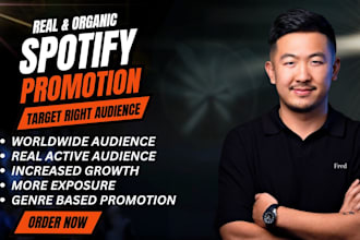 do viral organic spotify promotion for spotify music