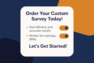 conduct consumer surveys using facebook, google ads to collect data and insights