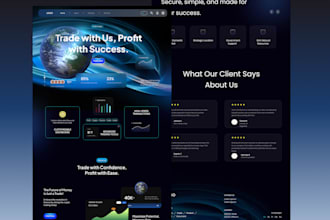 responsive figma landing page, dashboard, website and mobile