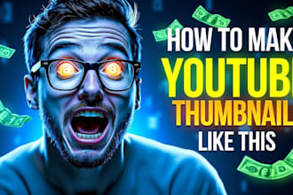 create a catchy youtube thumbnails