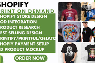 design etsy shopify print on demand store redesign shopify dropshipping websites