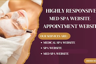 design med spa website medical aesthetics website medspa medical spa website