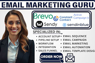 setup sendinblue brevo email template constant contact activecampaign automation