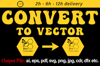 vectorize, redraw, logo to vector,convert image to vector tracing ai,dxf,svg,cdr