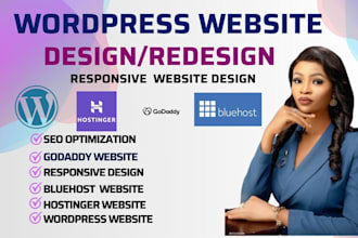create hostinger website,build wordpress website on bluehost,namecheap,hostinger