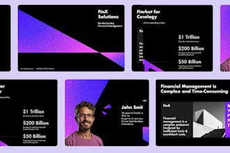 design or redesign powerpoint presentation, business and investor pitch deck