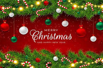 design christmas flyer, church flyer, new year event flyer, party flyer design