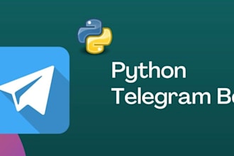 build complete telegram bot with database in python copy trading bot dex trading
