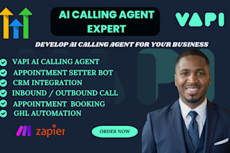 setup vapi ai calling agent, vapi ai voice agent, gohighlevl chatbot, make com