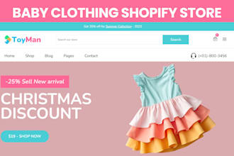 design baby clothing shopify store baby clothing website kids clothing store