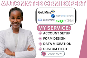 setup integrate streak crm dubsado 17hats salesmate honeybook hubspot automation