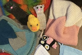 test your knitting or sewing pattern and provide feedback