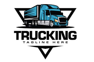 design golf, truck auto car racing, transport logo for you
