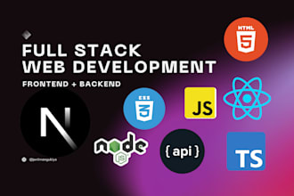 develop a fullstack web app with react and next js