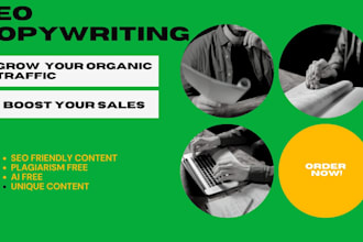 be your SEO copywriter for website, product, brand and digital marketing