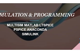 do expert solutions for matlab, ltspice, proteus, and computer vision