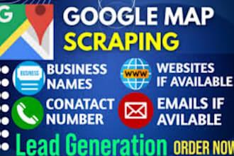 do b2b leads, google map scraping, lead generation