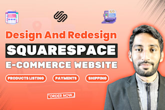 create squarespace ecommerce website design or redesign your store