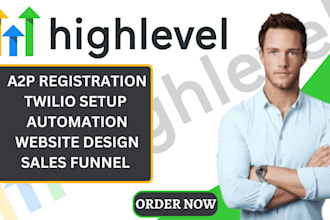 setup a2p 10dlc registration gohighlevel twilio tollfree integration gohighlevel