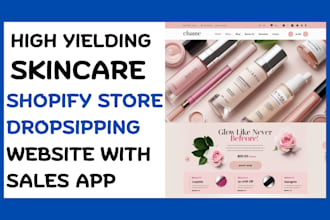 design skin care shopify store beauty shopify marketing with klaviyo sales app