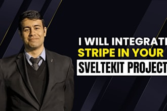 integrate stripe in your sveltekit project