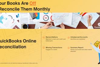 reconcile your quickbooks bank and credit card accounts