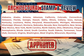 provide certified architectural design, review, structural engineering stamps