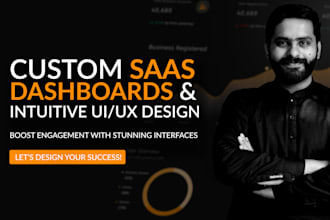 design high impact saas dashboards and web app UI UX