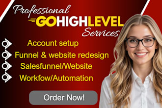 go high level salesfunnel gohighlevel website gohighlevel landing page expert