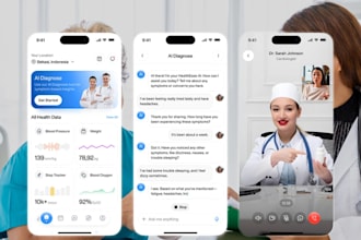 develop cross platform telemedicine app, doctor appointment booking app