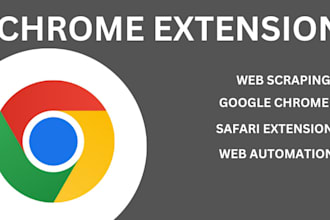 create powerful chrome or safari extension web scraping or api tool