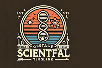 create scientific and medical illustration logo 24 hours
