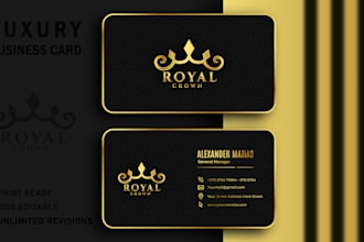 design a professional , unique business card for your brand