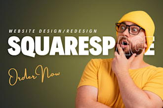 build responsive squarespace business website design professionally