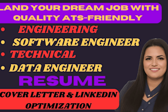 write software engineer resume, engineering resume, tech resume, federal resume