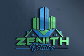 design an eye catching and professional 3d logo for your brand