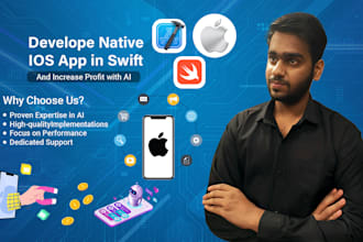build a modern ios app using swift or swiftui with clean UI