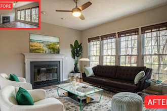 virtually stage and renovate your home to attract buyers