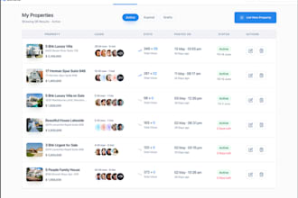 develop CRM and database portal for real estate app, nonprofits, healthcare app