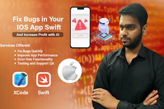 fix ios app crashes and bugs in 24 hours swift expert