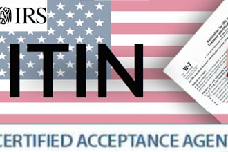 get your itin individual taxpayer identification number as caa
