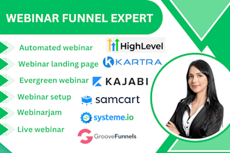 do webinar funnel, automation and integration in webinarjam, everwebinar, kartra