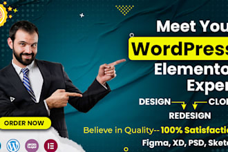 design responsive wordpress website design or redesign