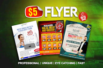 design amazing flyers and posters