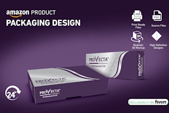 design modern packaging for amazon brands