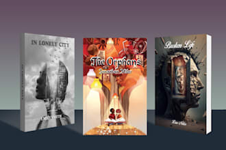 make professional book cover design, ebook cover design, KDP book cover