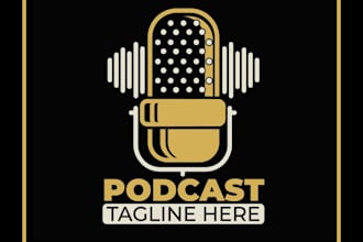 draw your podcast cover or podcast logo