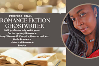 ghostwrite contemporary fictional romance novels