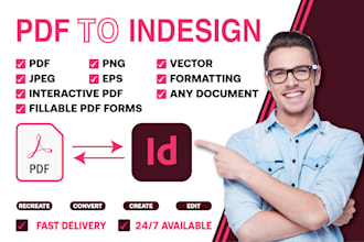 convert pdf to adobe indesign, photoshop, illustrator